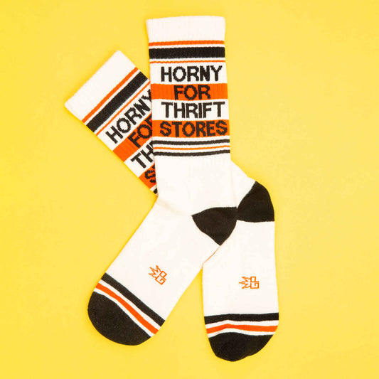 Horny For Thrift Stores Socks