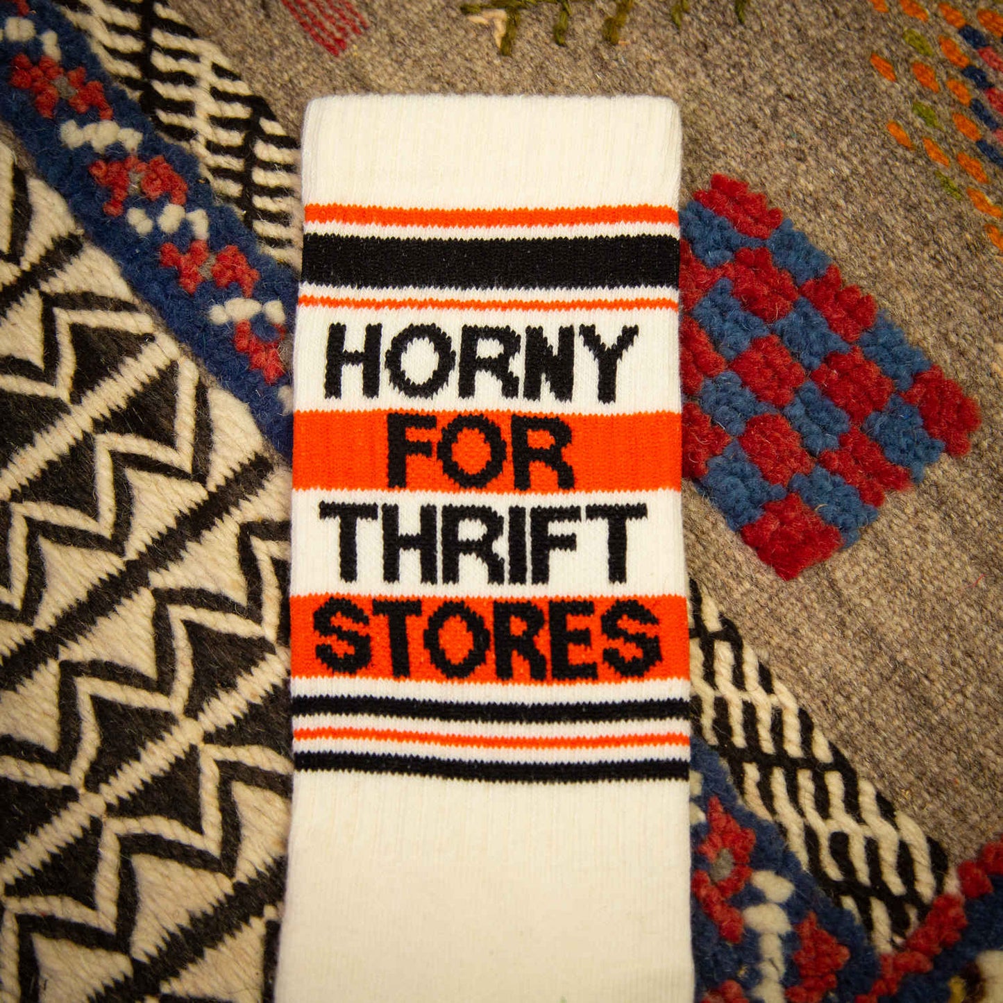 Horny For Thrift Stores Socks