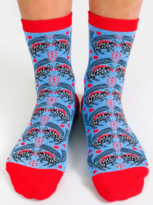 Horses Ankle Knit Sock By Mūr