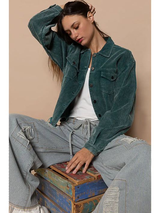 Hunter Green Corduroy Jacket