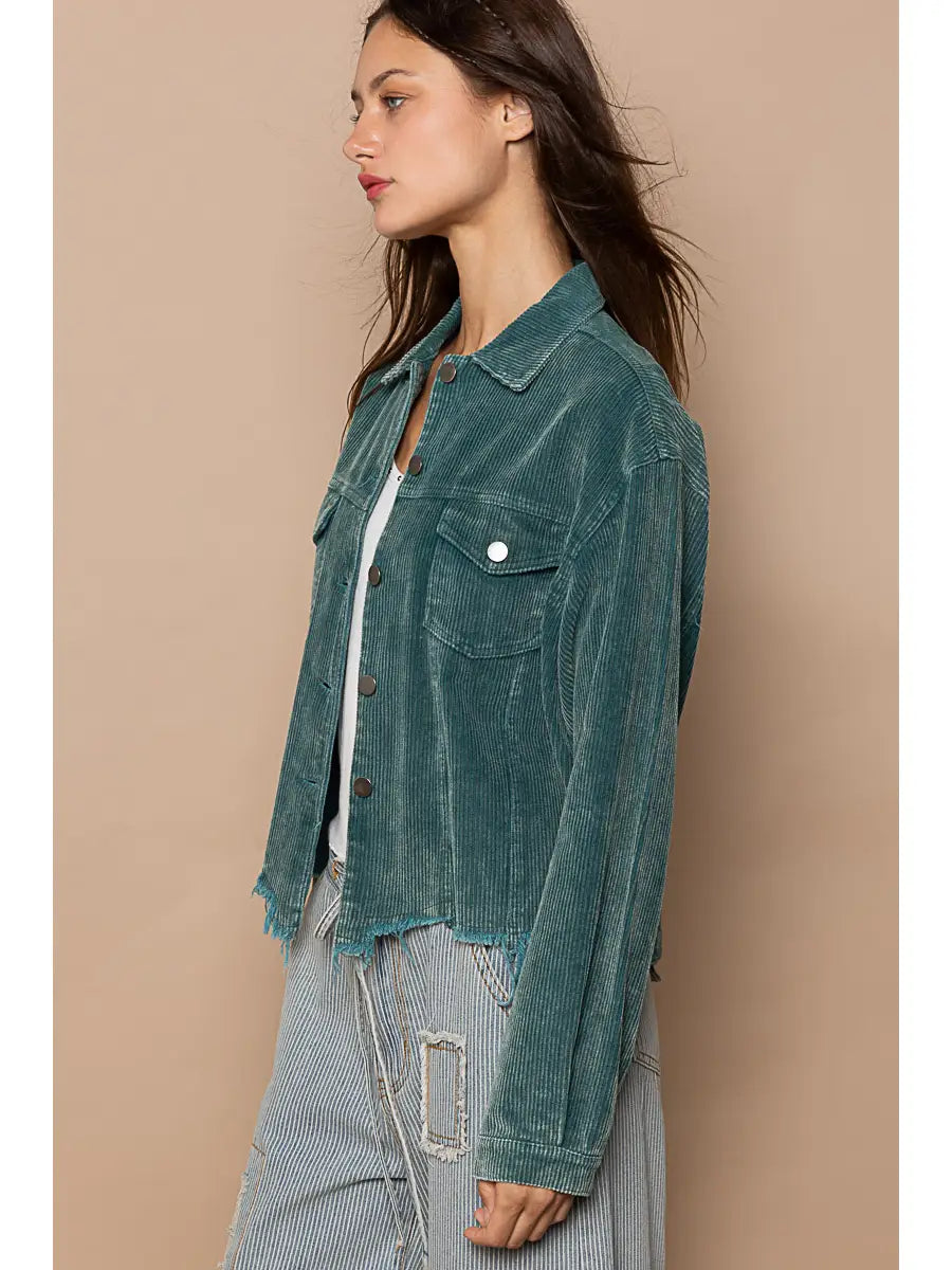 Hunter Green Corduroy Jacket