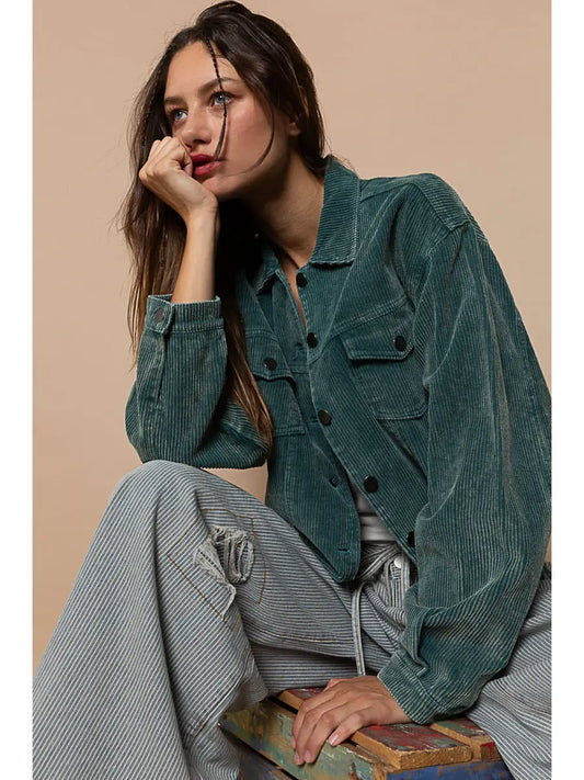 Hunter Green Corduroy Jacket