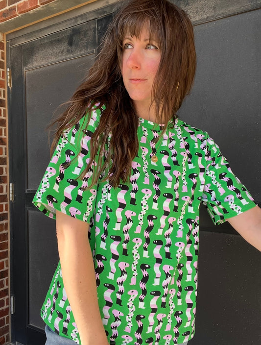 Sssnakes Oversized Tee by Nooworks