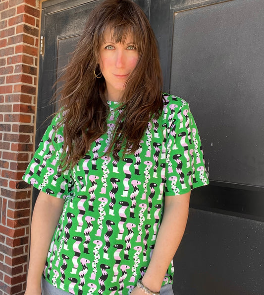 Sssnakes Oversized Tee by Nooworks