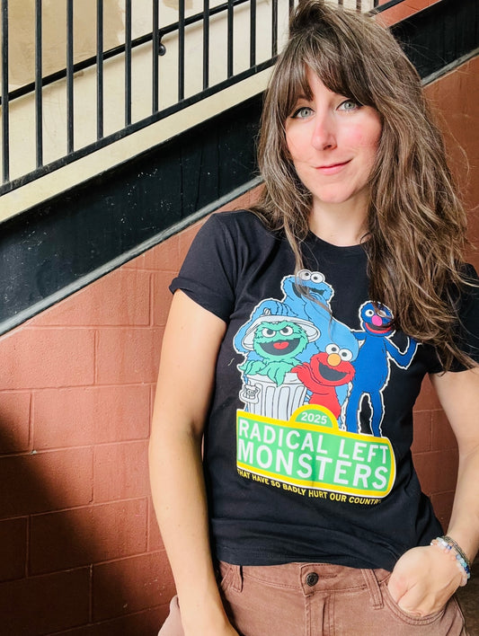 Full Color Radical Left Monster Raygun Tee