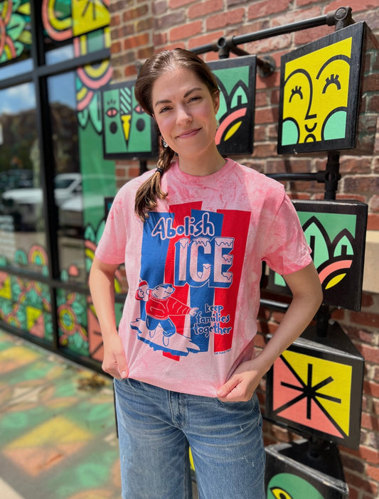 Hibiscus Abolish Ice Raygun Tee