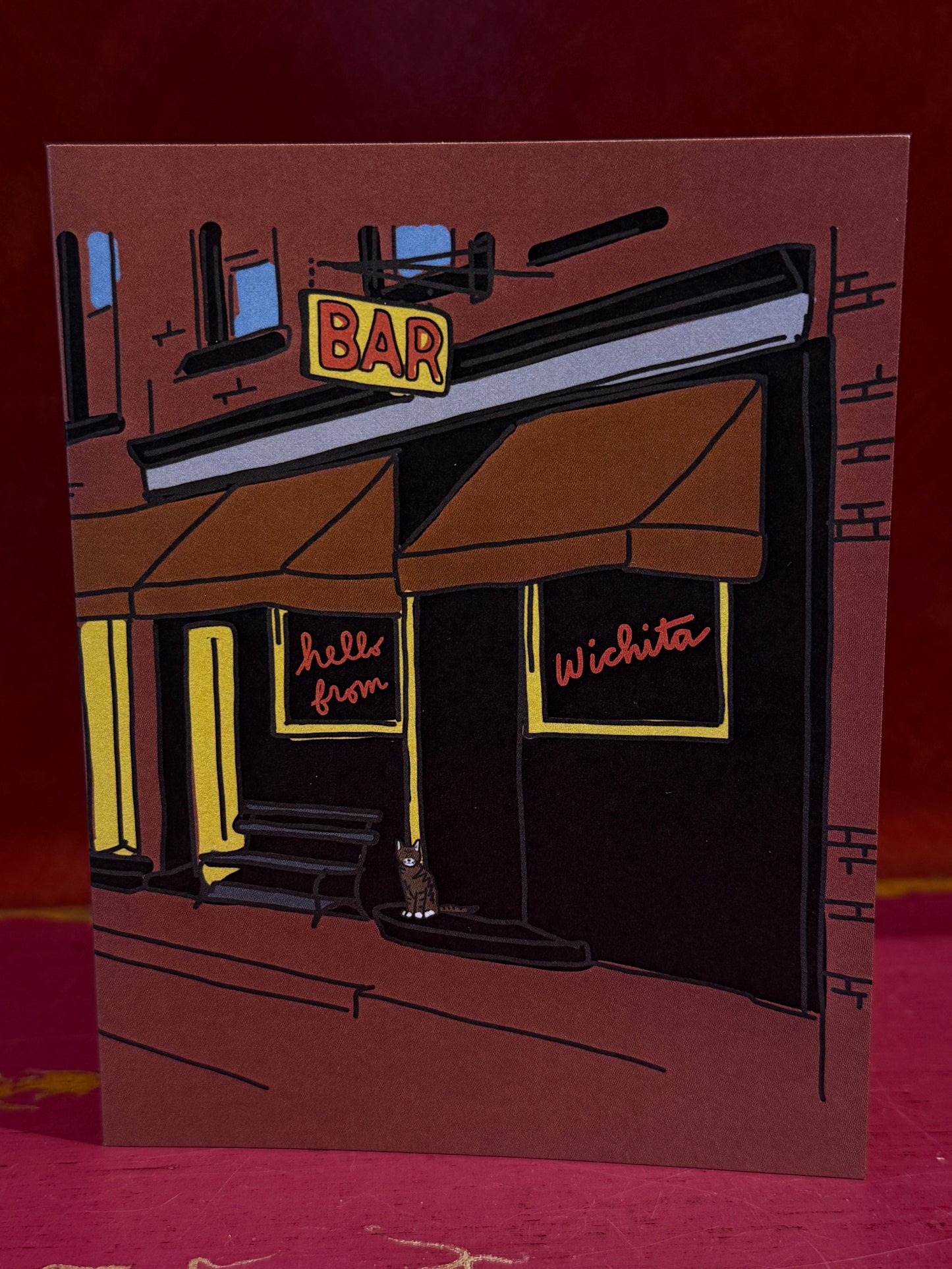 Wichita Dive Bar Greeting Card