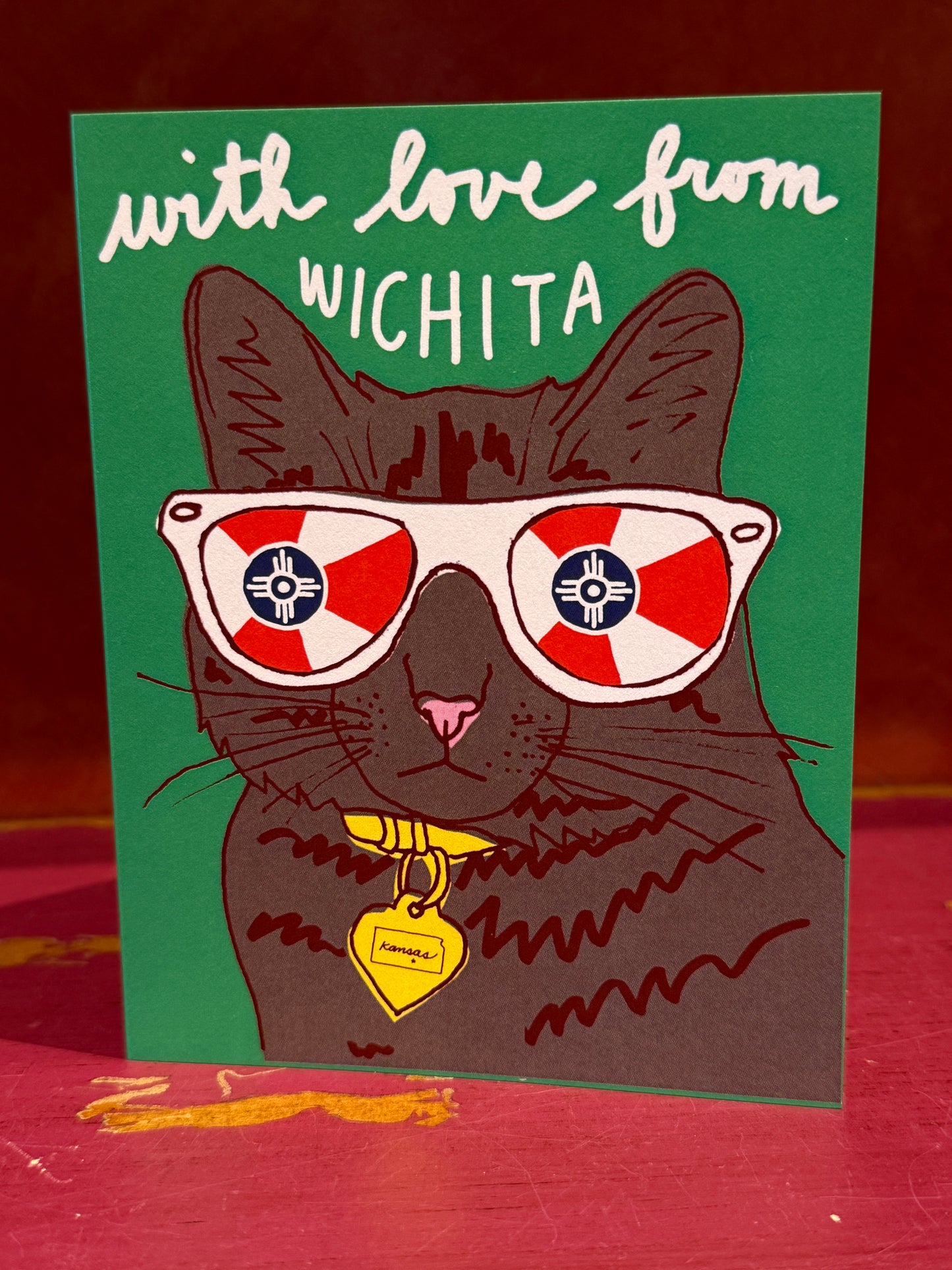 Cool Cat Wichita Greeting Card