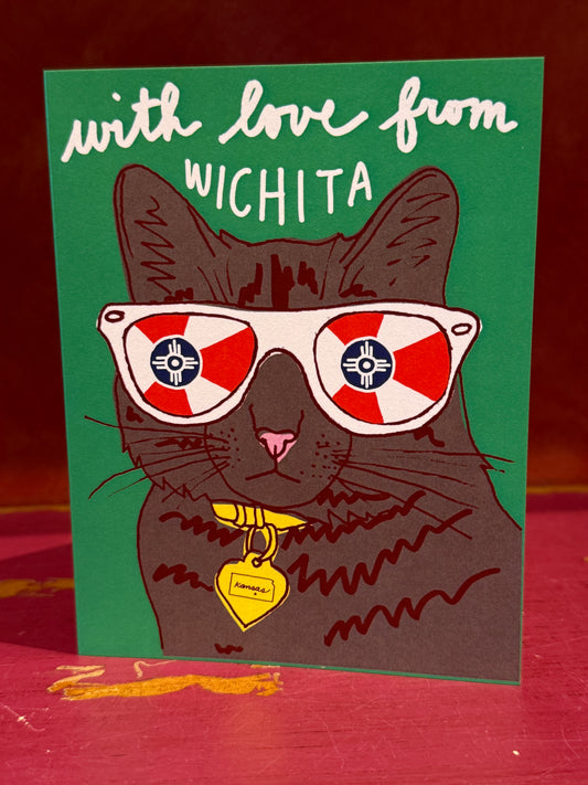 Cool Cat Wichita Greeting Card