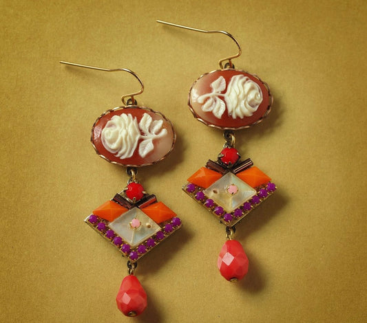 Rambling Rose Earrings