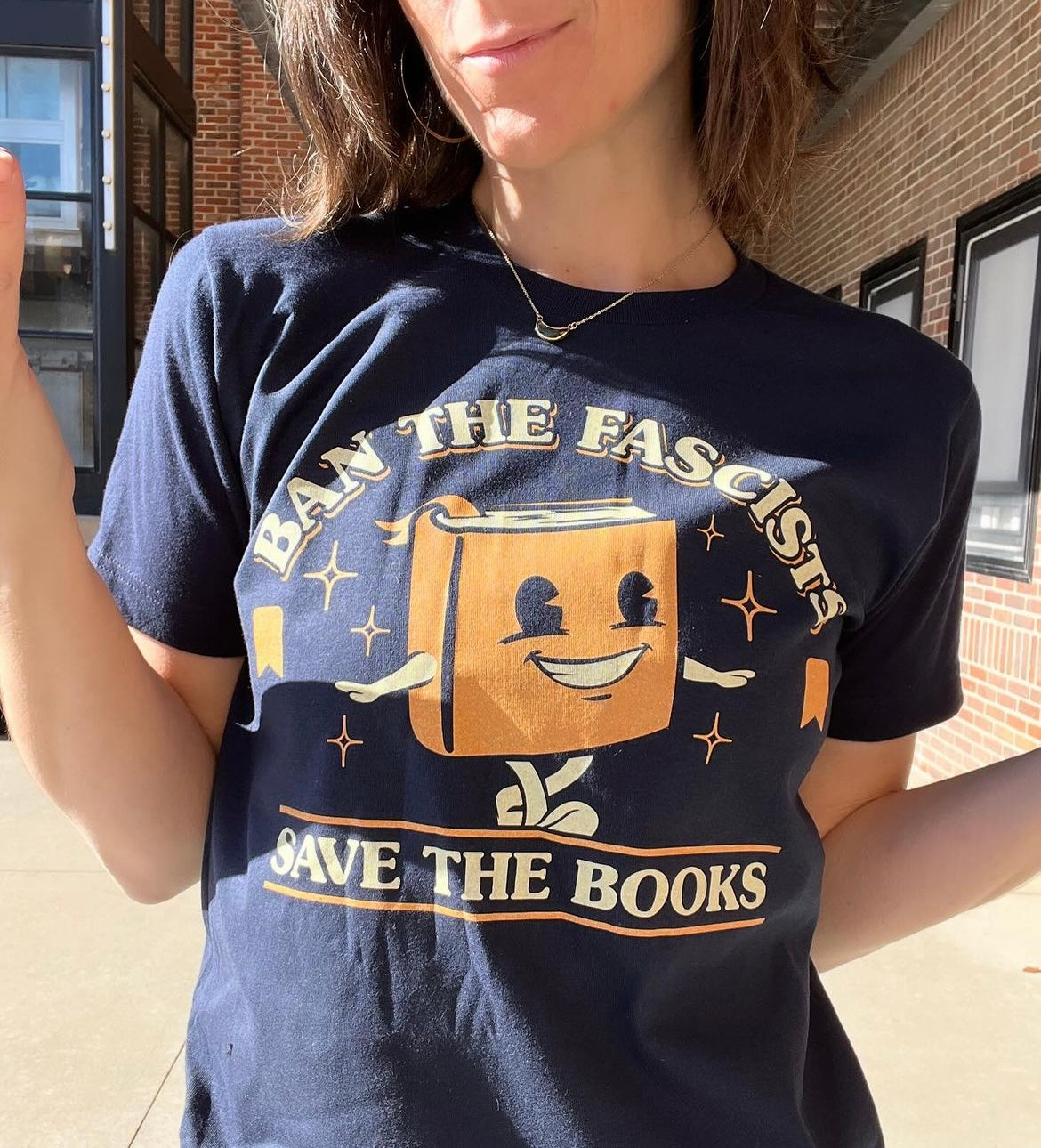 Ban the Fascists Save the Books T-Shirt