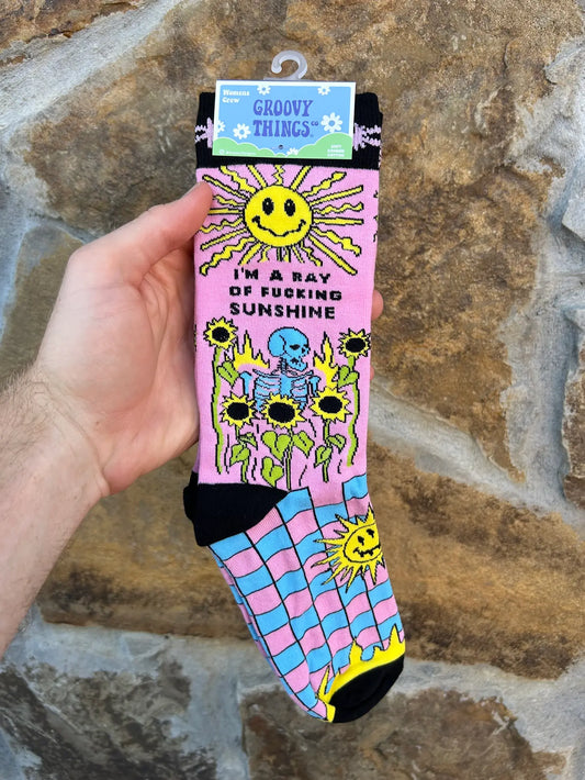 I'm A Ray of Fucking Sunshine Socks