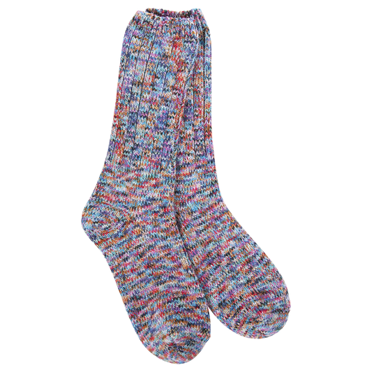 Indigo Weekend Ragg Crew Socks