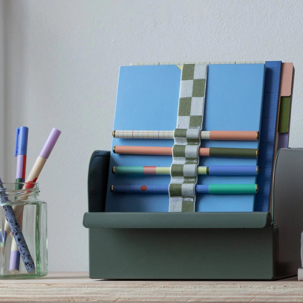 Inkerie Green Pen Holder Book Band