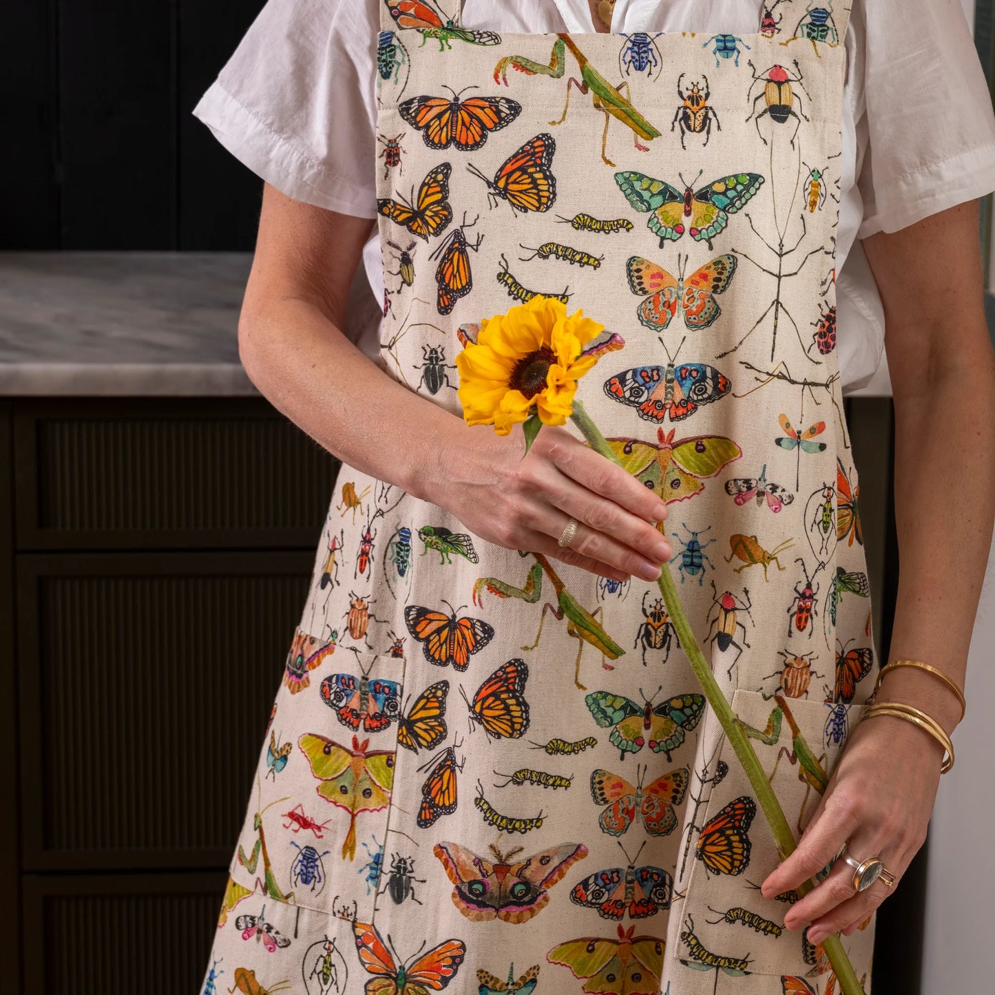 Insects Smock Apron by Betsy St. Clair