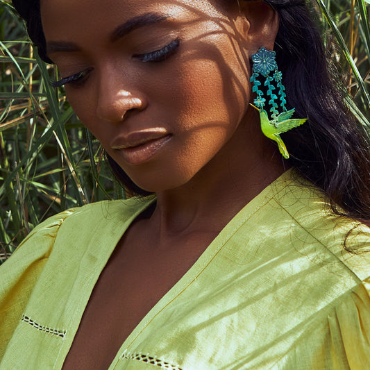 Jardin De Paradis Earrings