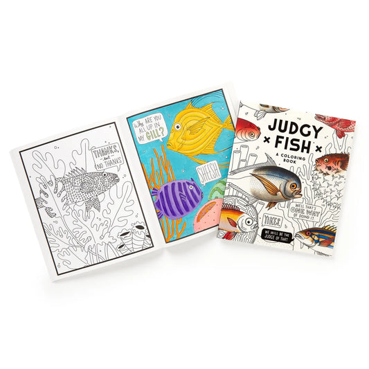 Judgy Fish Coloring Book