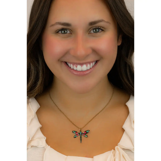 Kahala Rose Dragonfly Necklace