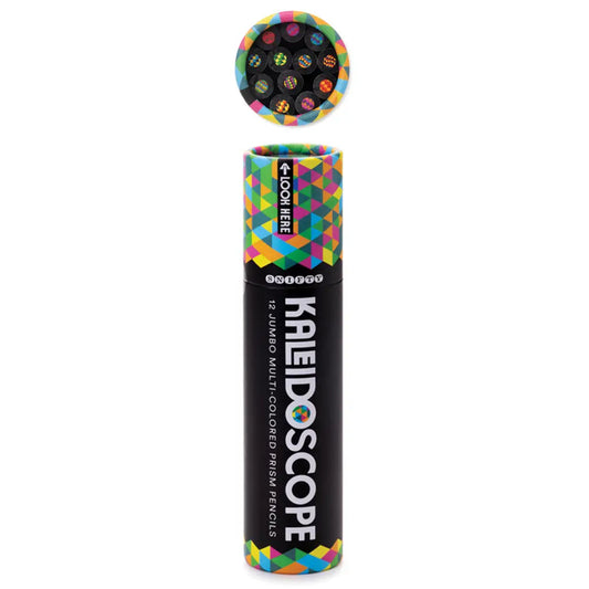 Kaleidoscope Multi-Colored Pencil Tube