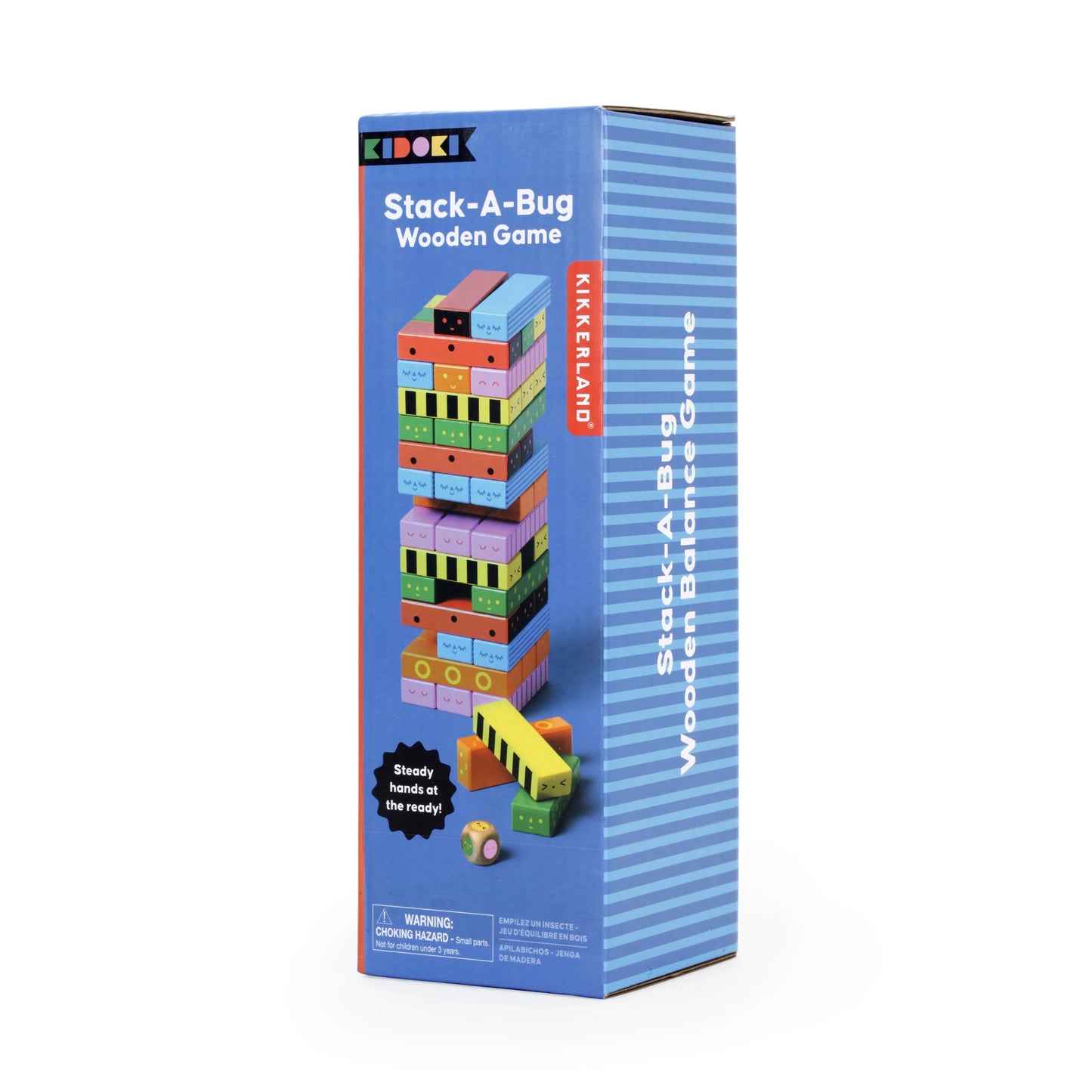 Kidoki Stack-A-Bug Wooden Game by Kikkerland