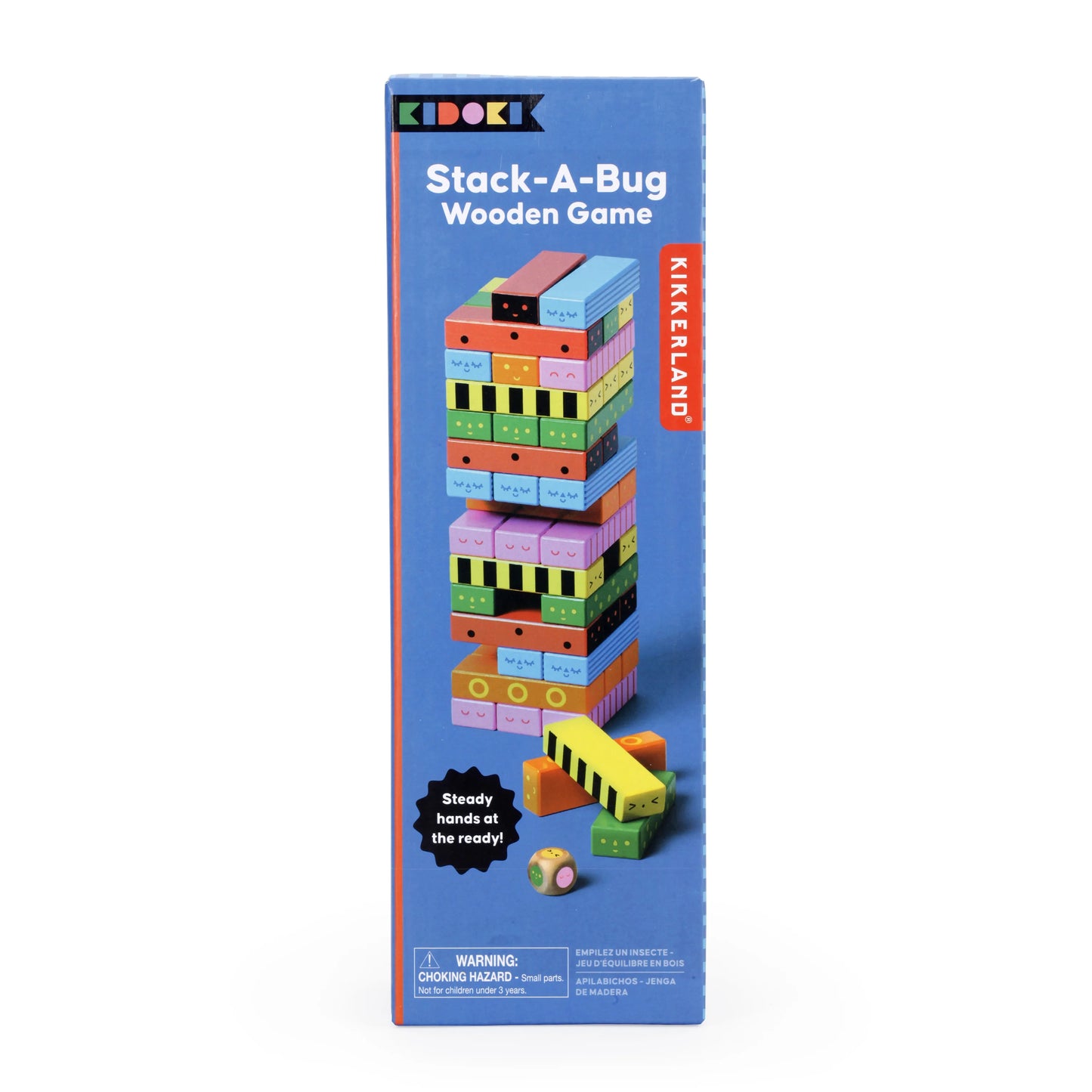 Kidoki Stack-A-Bug Wooden Game by Kikkerland