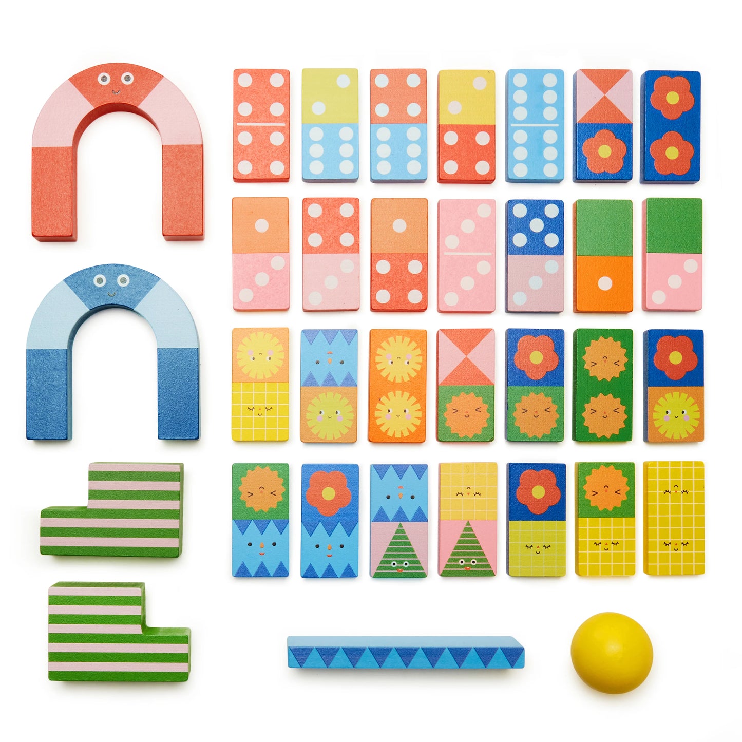 Kidoki Topple Twist Dominoes by Kikkerland