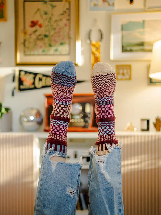 Larkspur Crew Socks