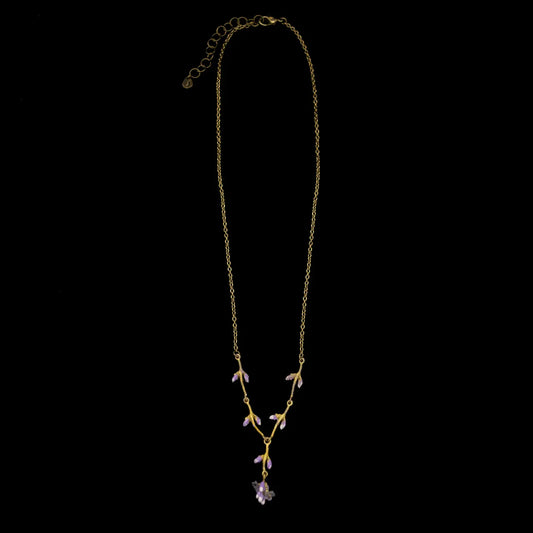 Lavender Necklace - 16" Adj.