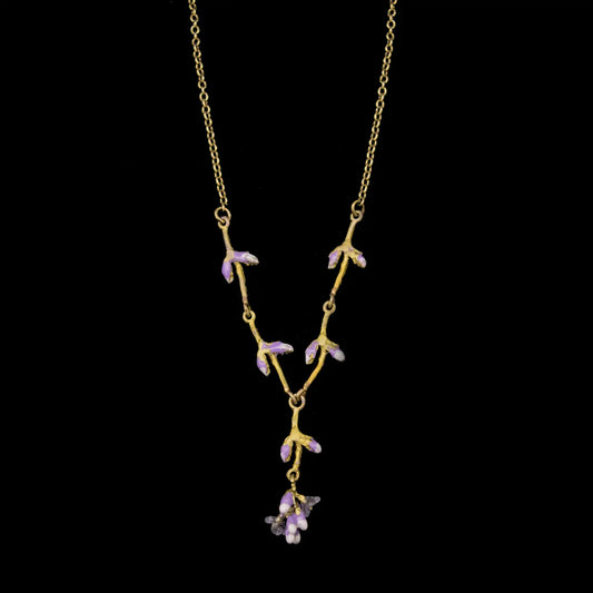 Lavender Necklace - 16" Adj.