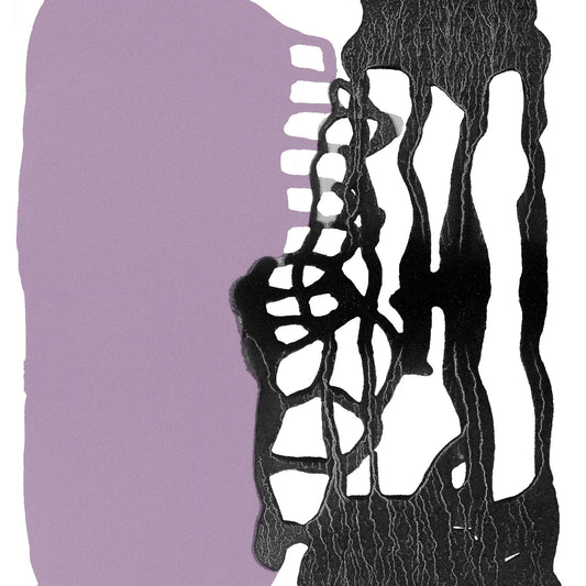 Lavender Tongue Tied Joan Heavyweight Muscle Tee