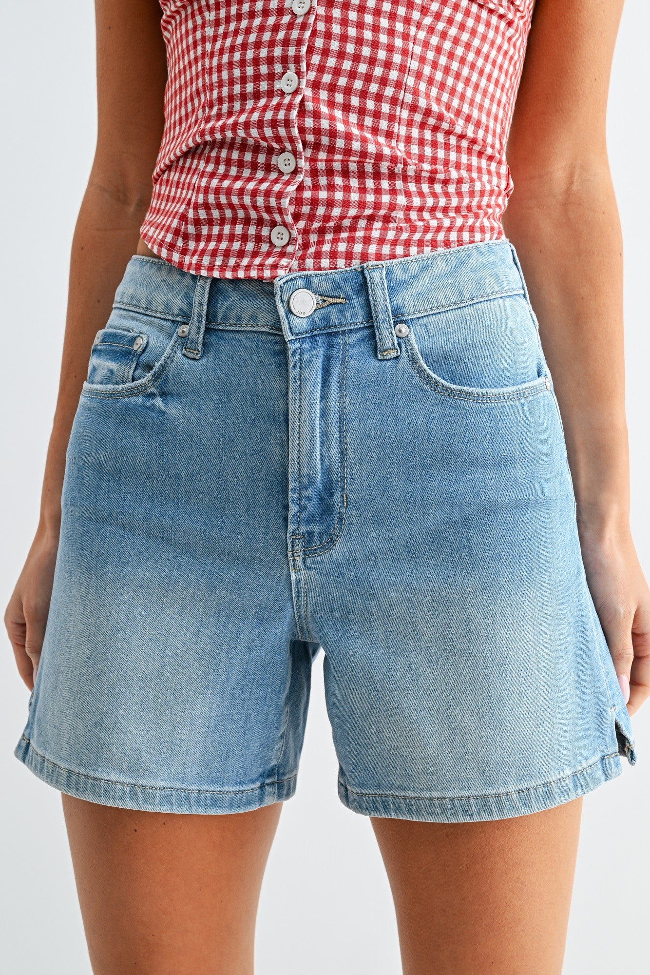 Light Denim Walking Shorts by JBD