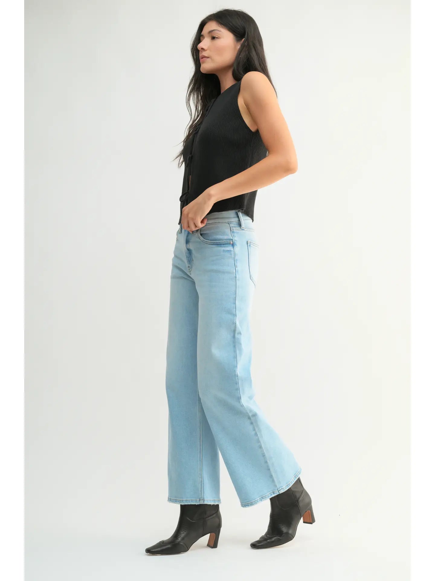 Light Wash Denim Relaxed Straight