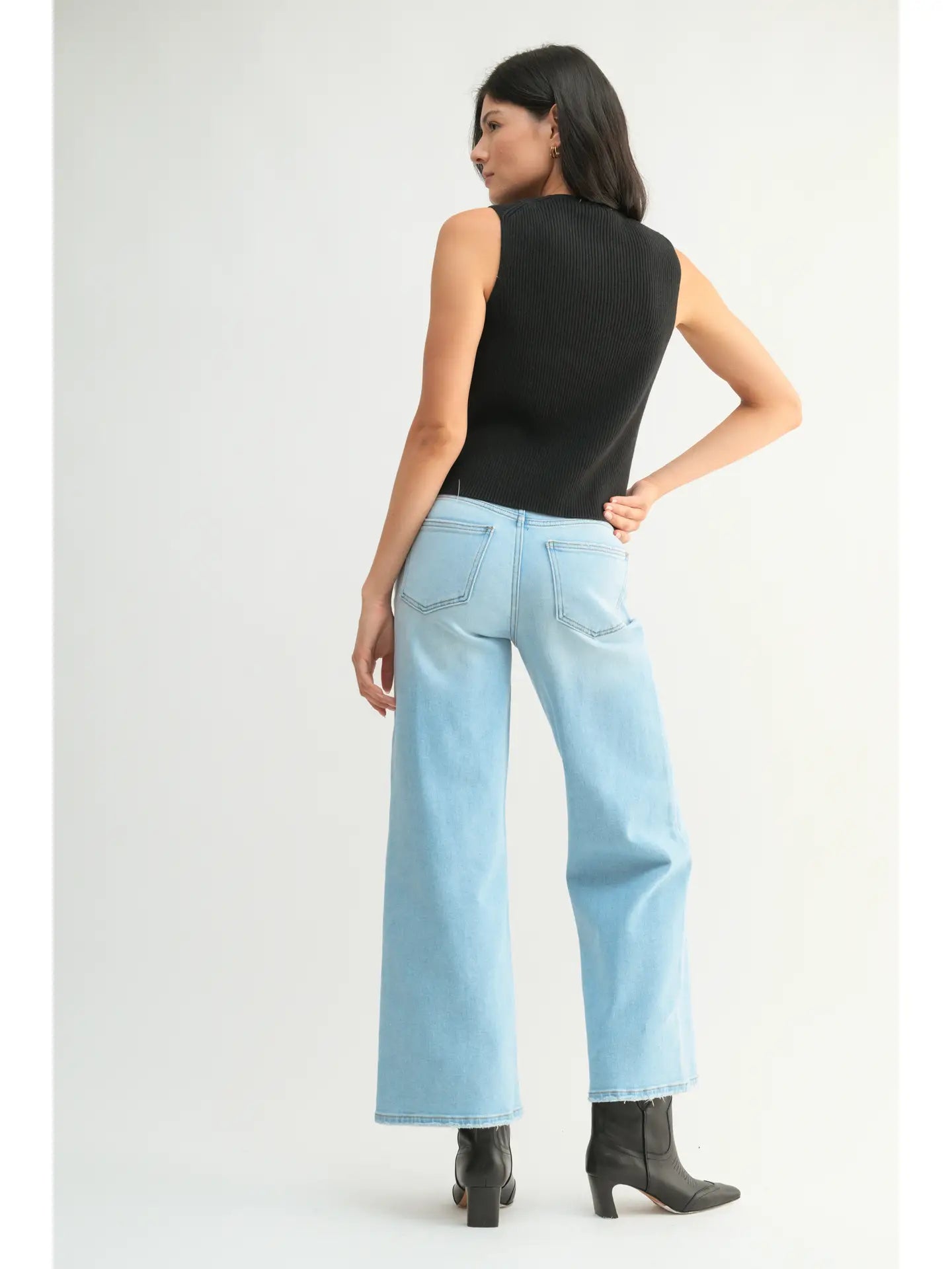 Light Wash Denim Relaxed Straight
