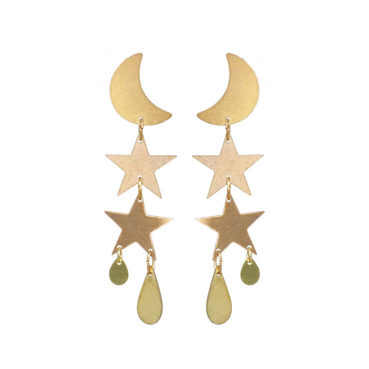 Little Gold Twilight Earrings