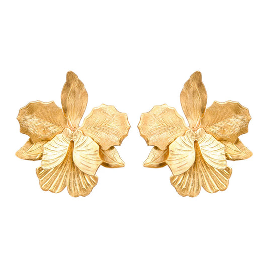 Little Laelia Orchid Earrings