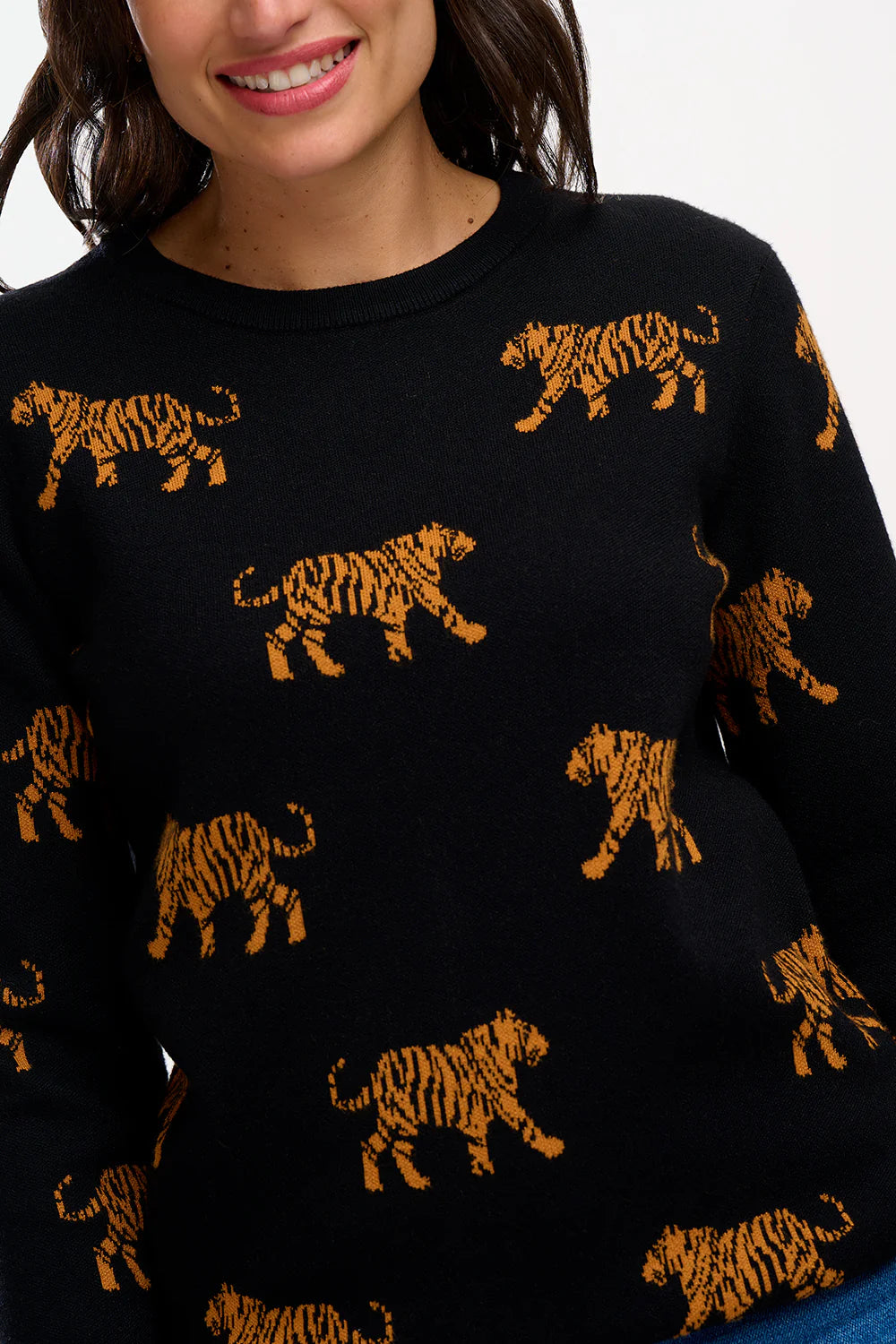 Black Tiger Lizzie Sweater