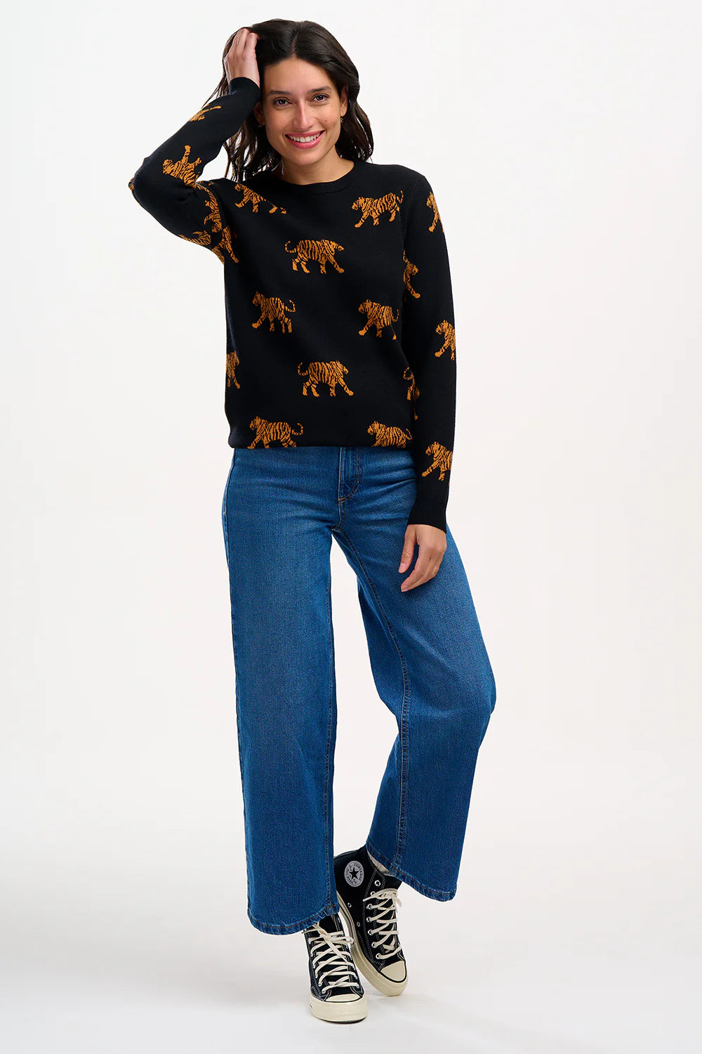 Black Tiger Lizzie Sweater