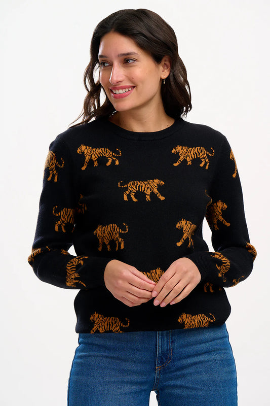 Black Tiger Lizzie Sweater