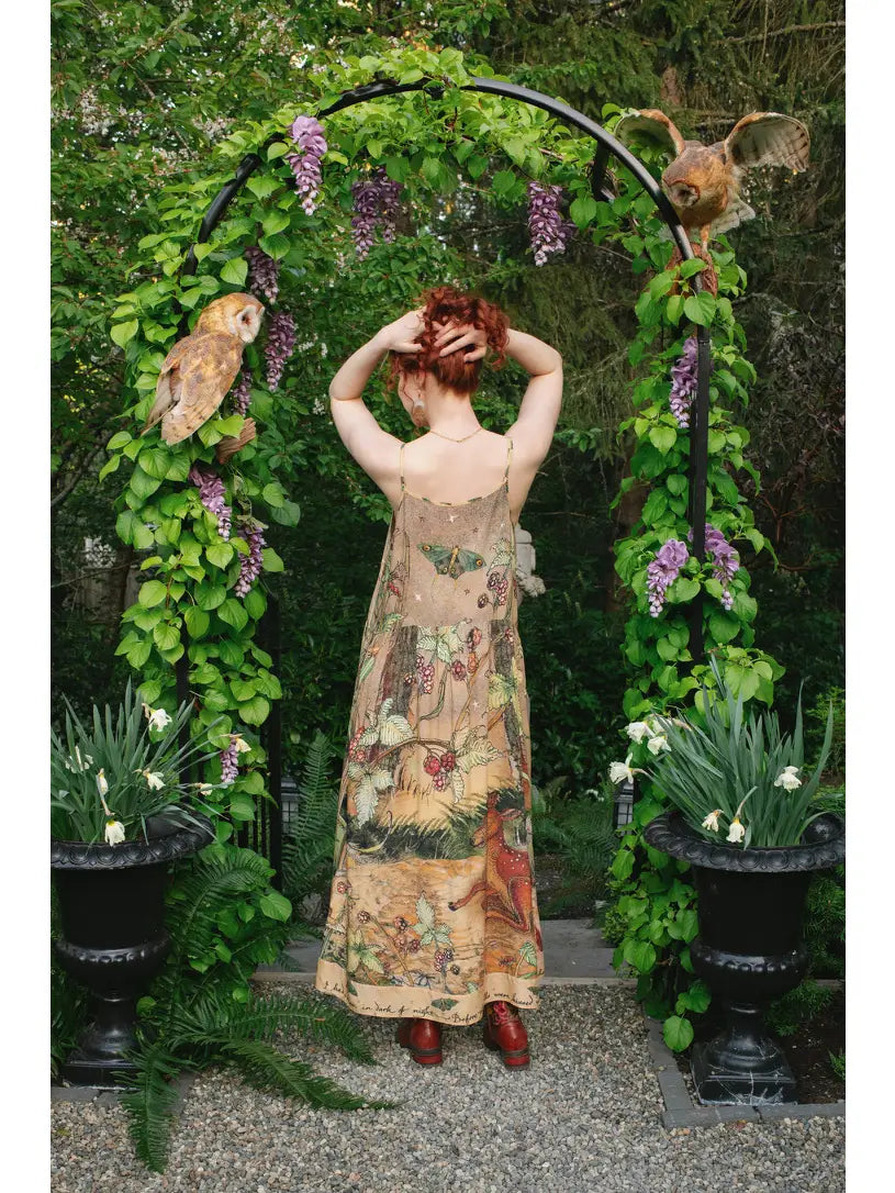 Lovelight Slip Dress w/ Whimsical Woodland Deer by Market of Stars
