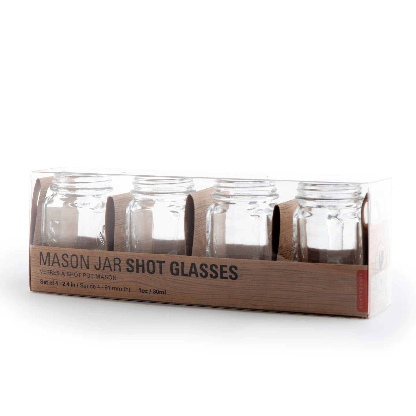 Mason Jar Shot Glasses Set of 4