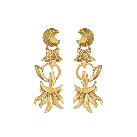 Medea Serpent Celestial Oracle Earrings