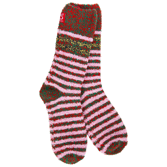 Merry Multi Stripe Crew Socks