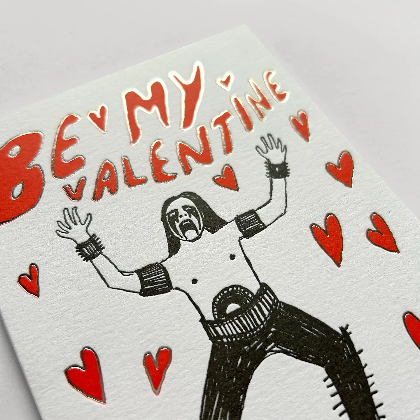 Metal Valentine Card by Hammerpress