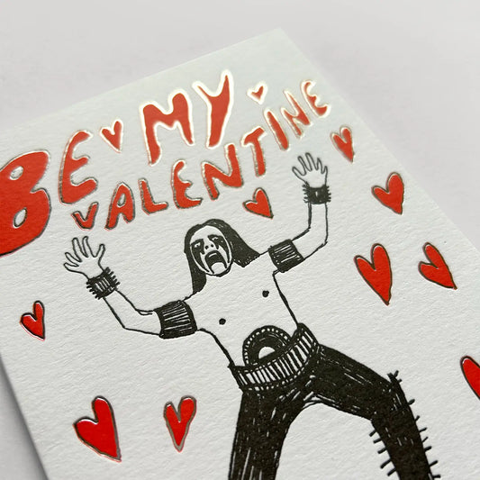 Metal Valentine Card by Hammerpress