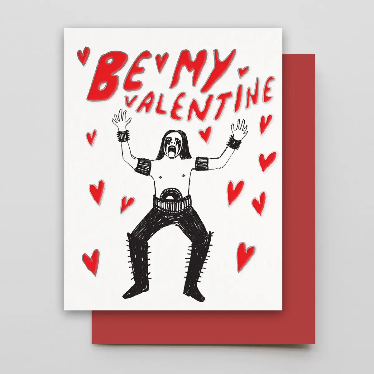 Metal Valentine Card by Hammerpress