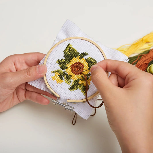 Sunflower Mini Cross Stitch Kit