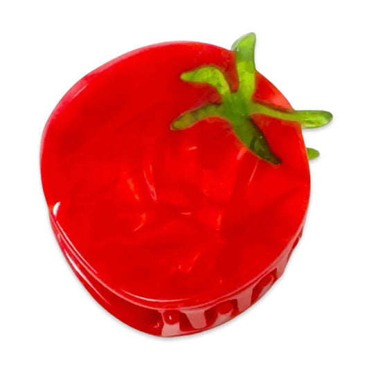 Mini Tomato Hair Claw Clip