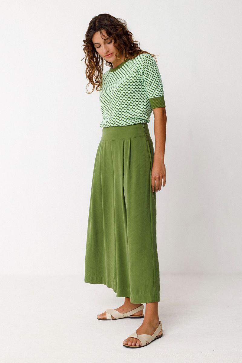 Mint & Green Muike Sweater by SKFK