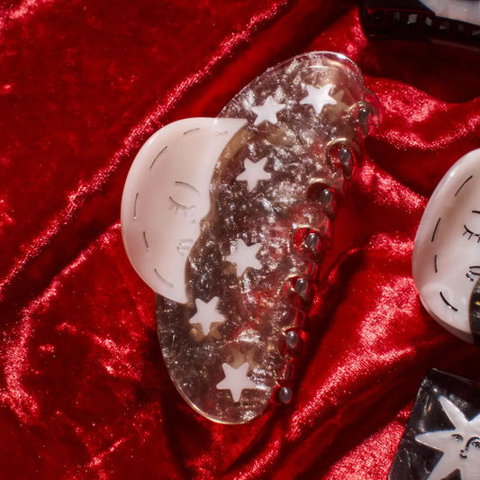 Moon & Stars Sparkle Hair Claw