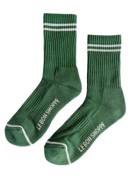 Moss Boyfriend Socks by Le Bon Shoppe
